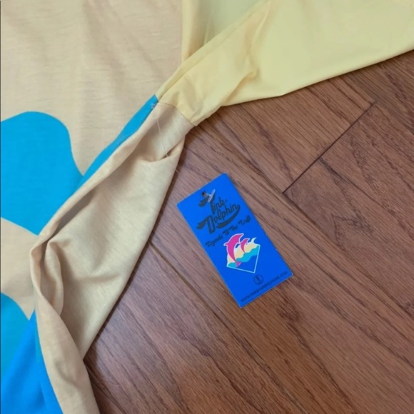 Pink Dolphin Yellow and Blue short sleeve - Picture 5 of 5